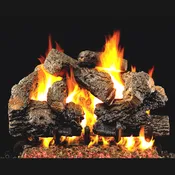 36″ Charred Royal English Oak Vented Log Set / G45 Ember Burner NG