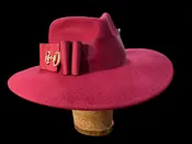 Burgundy Felt Fedora