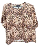 2 Fly Co. Womens Spot Me Out Leopard Shirt