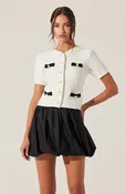 ASTR Libi Bubble Mini Skirt