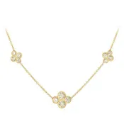 'Anderson' 3 Station Diamond Necklace, 2.4 carats