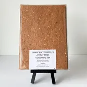AMBER BEER STATIONERY SET — PAPERCRAFT MIRACLES LLC