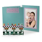 1950s Retro Diner Photo Folder for 4" x 6" or 5" x 7"
