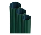 3″ x .019  Aluminum Corrugated Round Downspout, Select Colors