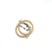 10k Med 25mm Hoop Earring