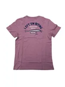 Aftco Left' Em Biting Tee - Mauve Shadow
