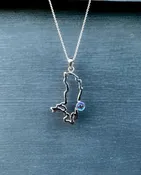 "Keep It Blue" Flathead Lake Pendant