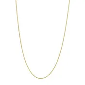 Adjustable Wheat Chain in 14kt Yellow Gold (26 inches and 1mm wide)