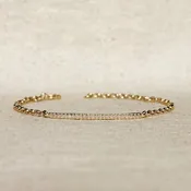 18k Gold Filled Bar Bracelet
