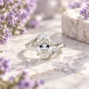 The Lucerne Ring | Custom Oval Engagement Ring