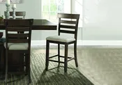 Colorado Dark Wood Counter Height Chair