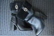 Coach Harlie Boots - Chic Shearling Trim Leather — thecuratorfalmouth.com