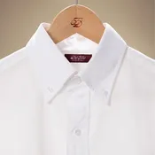 Button Down Shirt - Solid Panna White