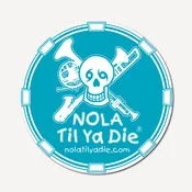 Nola Til Ya Die Instruments Sticker