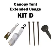 10 Stake Canopy Tent Extended Usage, Kit D