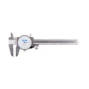 Dial Caliper with 0-4" Range Shockproof (White Dial)