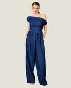 Abo Wide Leg Denim Pants