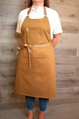 COL. MUSTARD BIB APRON