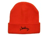 10 Deep Smoking Beanie in Orange / Black