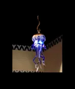Blue Jellyfish Pendant Light — Welcome to Santa Barbara Glassblowing Studio