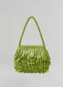 ALC Raffia Fringe Bag