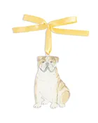 ACRYLIC BULLDOG ORNAMENT