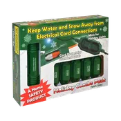 Twist and Seal Holiday Light Combo Safety Pack - Holiday Light Extension Cord Protection