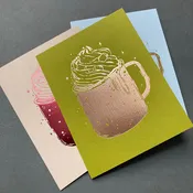 "Cozy Cocoa" Single Card: KIWI