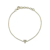 0.05CT 14K Y/G DIAMOND PAVE HE