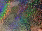 Hyperflex 4 MIL Holographic Bubbles Permanent Adhesive Vinyl 54"X150'