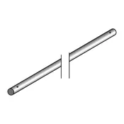 10' 6" Pipe for West Coast Frame Tent, Single Tube