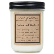 1803 Candles: Cedarwood Orchard Jar Candle