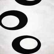 Astoria Collection - Black and White Taffeta Fabric by the Yard