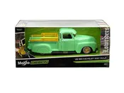 1950 Chevrolet 3100 Pickup Truck Lowrider 1:25 Scale Model - Maisto 32545GRN