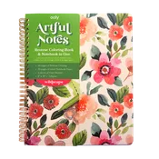 Artful Notes Reverse Coloring Book and Notebook - Wildscape