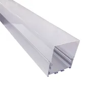 1-9/16" Jumbo Square Top Led Aluminum Channel - 9634-Jumbo