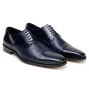 Alexander Navy Cap-Toe Derby