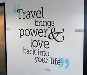 Wall lettering