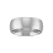 Andri 14K White Gold Band (8mm)