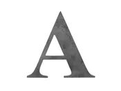 part# 10-SL-A Bare Steel Letters