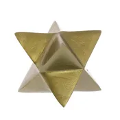 8-Point Star Brass Metal Object