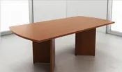 IOF Arc End Conference Table with V Base