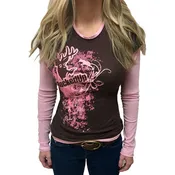 2fer - Chocolate with Pink Logo