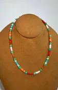 19 1/2 Multi-Color Necklace by Don Lucas