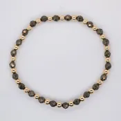 Pyrite Beaded Bracelet