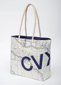 Charlevoix Sail Bag Tote - Navy