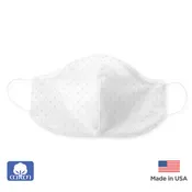 2-Layer Cotton Flannel Face Mask, Polka Dots, Pink, 6 Prepack