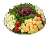 Domestic Cheese Platter with Crackers