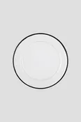 Black Stripe Enamel Side Plate