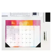 Abstract Art 2027 22" x 17" Large Monthly Deskpad